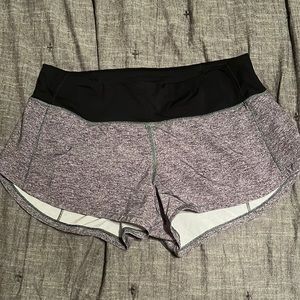 Lululemon speed up shorts 2.5 inseam
